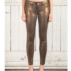 Fidelity Copper Coated Stretch Denim, Prototype, NWT
